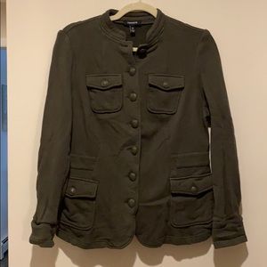 Torrid military green cotton “blazer” 00